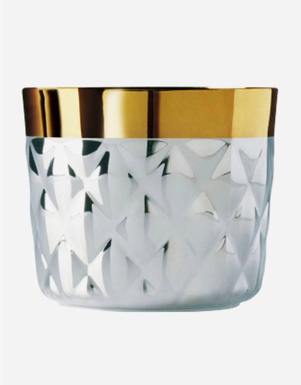 CHAMPAGNE GOBLET PLATINUM - DIAMONDS RELIEF